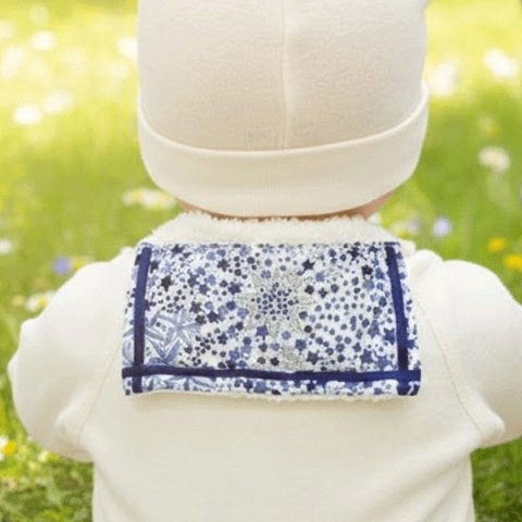 要出典 汗取りパッド 赤ちゃん IIKUJIKOBO 汗とりパッド リバティ ネイビー