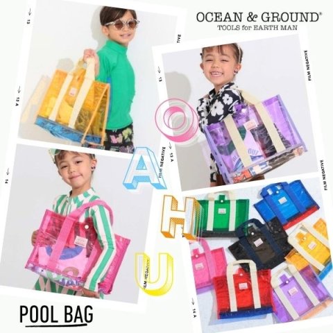 要出典 プールバッグ 女の子 OCEAN＆GROUND プールバッグ OAHU