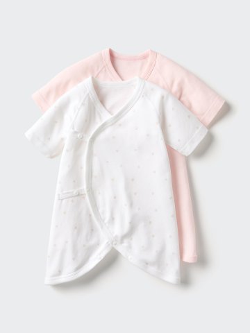 要出典 ninaru お知らせ ユニクロベビー 出産準備 コンビ肌着／2枚組