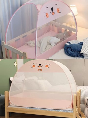 要出典 ベビー蚊帳 ワンタッチ式蚊帳 底付き