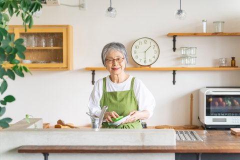 ファミサポ　祖母　台所